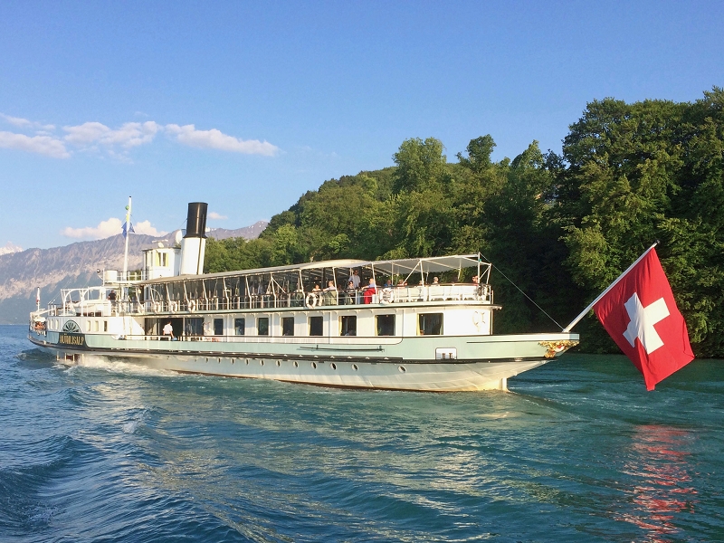 Thunersee Schaufelraddampfer Blümlisalp